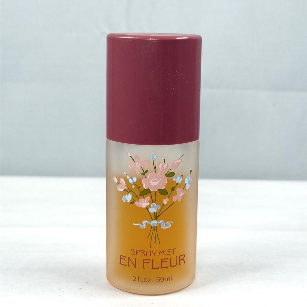 Rare Alyssa Ashley Spray Mist En Fleur Perfume Bottle 2 fl oz Floral / Vintage